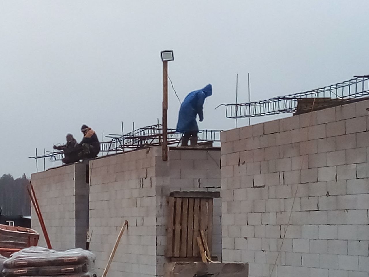 Армирование монолитного пояса