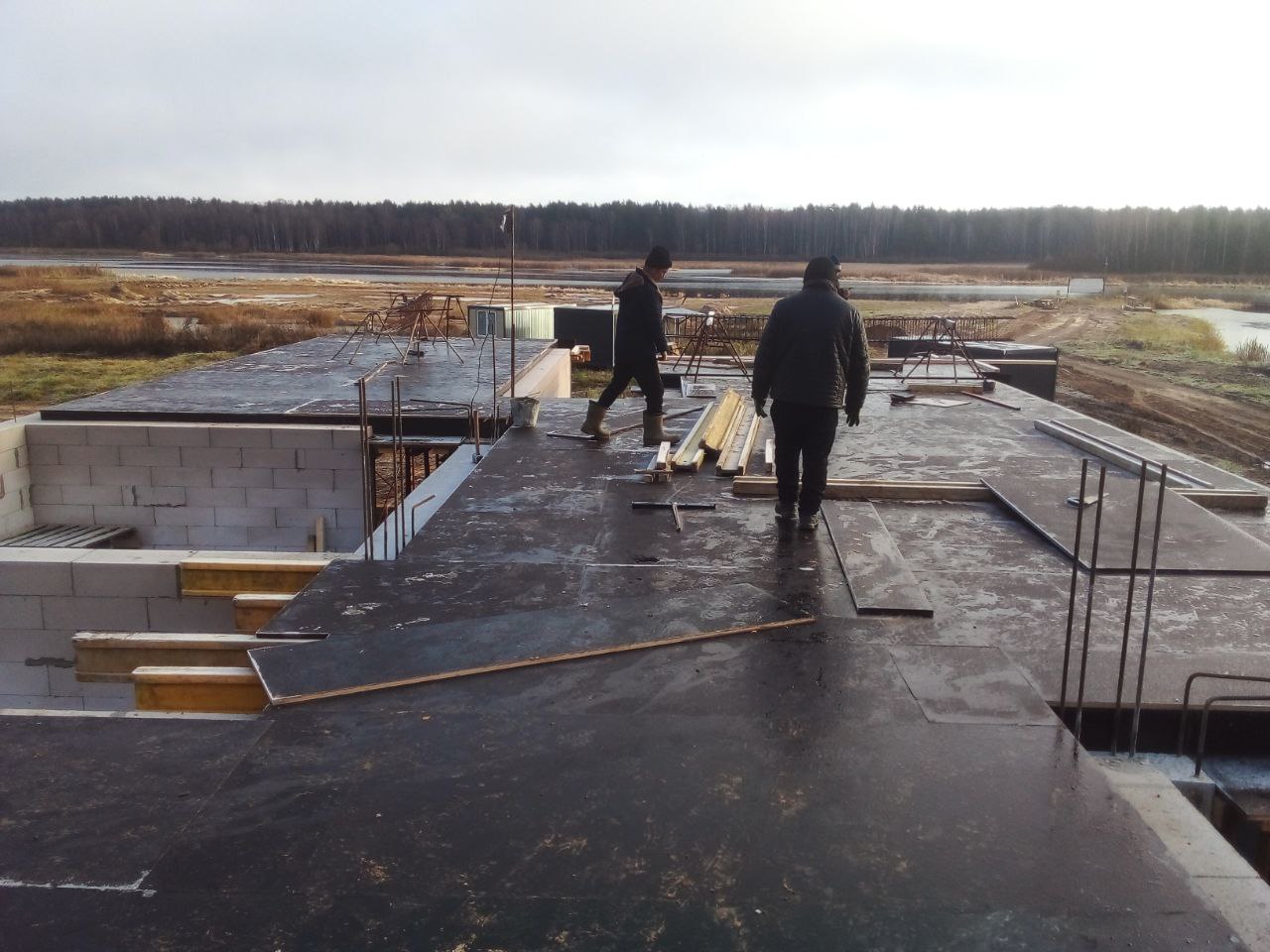 Опалубка плиты перекрытия